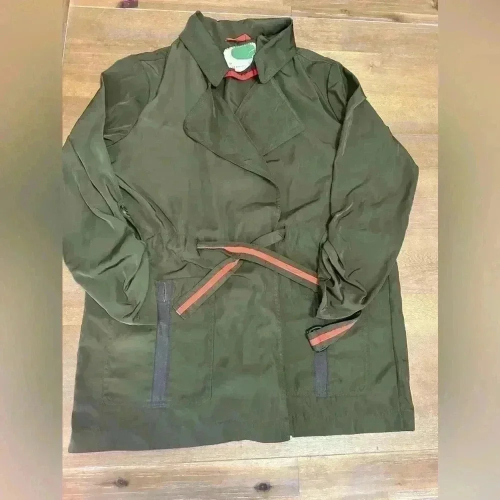 Anthropologie Gisborne Obi Trench Anorak